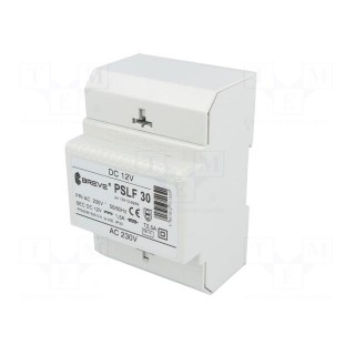 Power supply: transformer type | non-stabilised | 18W | 12VDC | 1.5A