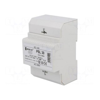 Power supply: transformer type | non-stabilised | 20W | 12VDC | 1.7A