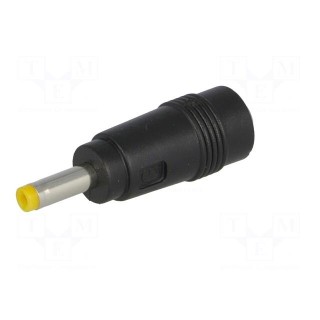 Adapter | Plug: straight | Input: 5,5/2,1 | Out: 4,0/1,7 | 5A
