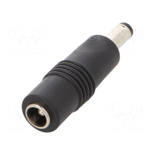Adapter | Plug: straight | Input: 5,5/2,1 | Out: 4,75/1,7