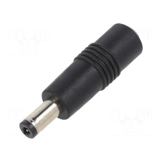 Adapter | Plug: straight | Input: 5,5/2,5 | Out: 5,5/2,1