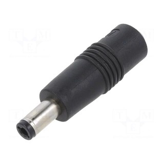 Adapter | Plug: straight | Input: 5,5/2,1 | Out: 5,5/2,5