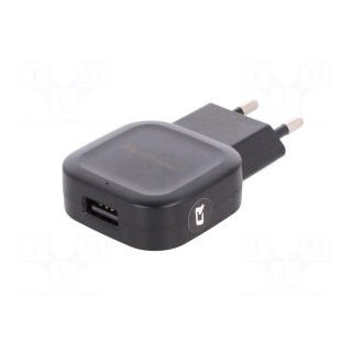 Power supply: switched-mode | 5VDC | 2.24A | 12W | Out: USB