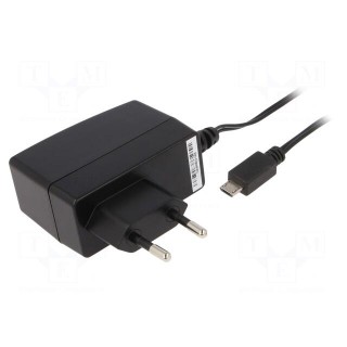 Power supply: switched-mode | 5VDC | 2.4A | 12W | Plug: EU | 79.94%