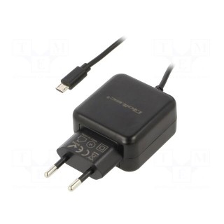 Power supply: switched-mode | 5VDC | 2.4A | 12W | Out: USB micro