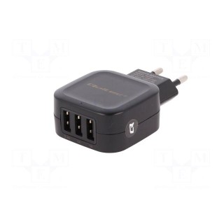 Power supply: switched-mode | 5VDC | 3.4A | 17W | Out: USB x3 | tablet