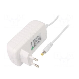 Power supply: switched-mode | mains,plug | 12VDC | 2.5A | 30W | Plug: EU