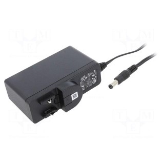 Power supply: switched-mode | mains,plug | 12VDC | 2A | 24W | Plug: none