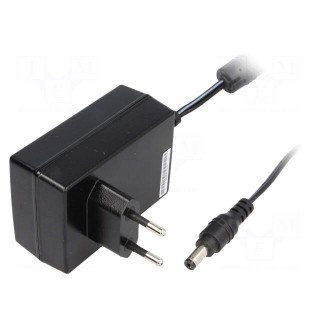 Power supply: switched-mode | mains,plug | 12VDC | 3A | 36W | Plug: EU