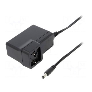 Power supply: switched-mode | mains,plug | 12VDC | 4.5A | 54W | 88%