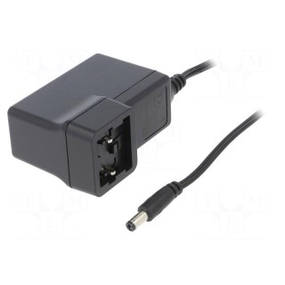 Power supply: switched-mode | mains,plug | 15VDC | 4A | 60W | 88%