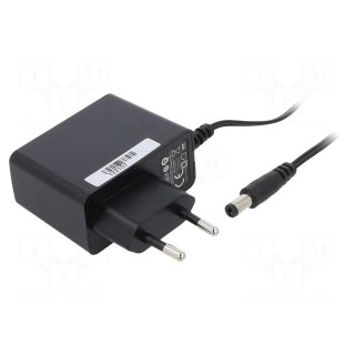 Power supply: switched-mode | mains,plug | 48VDC | 0.27A | 13W | 83.37%