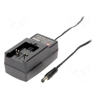 Power supply: switched-mode | volatage source | 48VDC | 0.5A | 24W