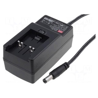 Power supply: switched-mode | volatage source | 12VDC | 1.5A | 18W