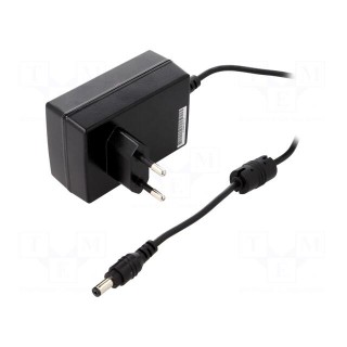 Power supply: switched-mode | volatage source | 5VDC | 3A | 15W | 81%