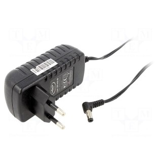 Power supply: switched-mode | mains,plug | 9VDC | 1.5A | 13W | Plug: EU