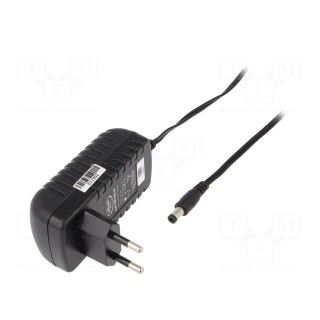 Power supply: switched-mode | mains,plug | 9VDC | 2A | 18W | Plug: EU