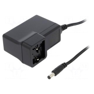 Power supply: switched-mode | mains,plug | 9VDC | 5.5A | 49.5W | 87%