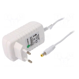 Power supply: switched-mode | volatage source | 12VDC | 2A | 24W