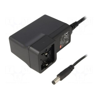 Power supply: switched-mode | plug | 12VDC | 3.33A | 40W | Out: 5,5/2,1