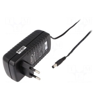 Power supply: switched-mode | volatage source | 12VDC | 3A | 36W | 87%