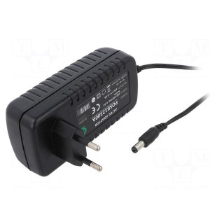 Power supply: switched-mode | mains,plug | 12VDC | 3A | 36W | Plug: EU