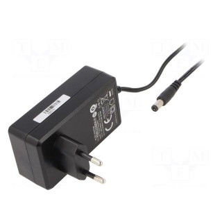 Power supply: switched-mode | mains,plug | 12VDC | 3A | 36W | Plug: EU
