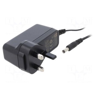 Power supply: switched-mode | mains,plug | 12VDC | 3A | 36W | 87%