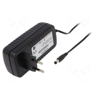 Power supply: switched-mode | mains,plug | 24VDC | 1.5A | 36W | Plug: EU