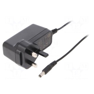 Power supply: switched-mode | mains,plug | 24VDC | 1.5A | 36W | 87%