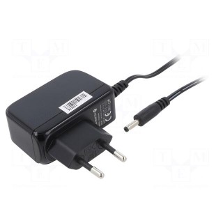 Power supply: switched-mode | mains,plug | 5VDC | 2A | 10W | Plug: EU