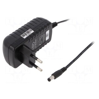 Power supply: switched-mode | mains,plug | 5VDC | 3A | 15W | Plug: EU