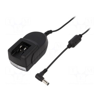 Power supply: switched-mode | mains,plug | 5VDC | 3A | 15W | 81.84%