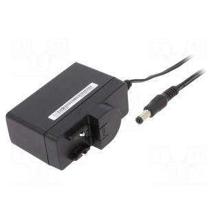 Power supply: switched-mode | mains,plug | 9VDC | 1.33A | 12W | 84.2%