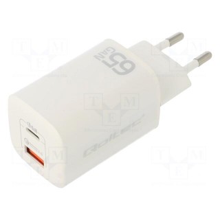Power supply: switched-mode | mains,plug,charger | 5÷20VDC | 3.25A