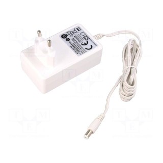 Power supply: switched-mode | mains,plug | 12VDC | 3A | 36W | Plug: EU