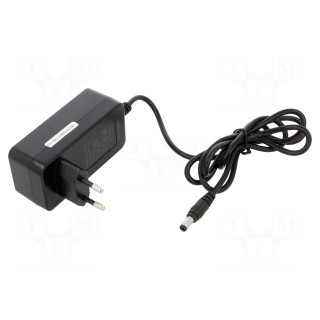 Power supply: switched-mode | mains,plug | 15VDC | 3A | 45W