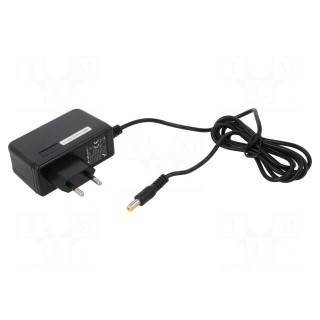 Power supply: switched-mode | mains,plug | 9VDC | 2A | 18W
