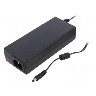 Power supply: switched-mode | 12VDC | 10A | Out: 5,5/2,1 | 120W | 88.14%
