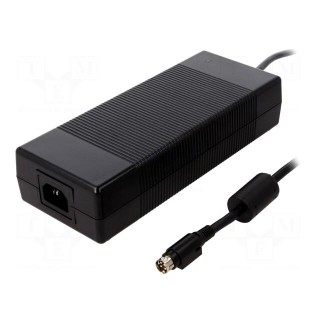 Power supply: switched-mode | 12VDC | 15A | Out: KYCON KPPX-4P | 180W