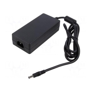 Power supply: switched-mode | 24VDC | 9.17A | Out: 5,5/2,1 | 160W | 92%