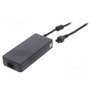 Power supply: switched-mode | 12VDC | 18.3A | 220W | 90÷264VAC | 92%