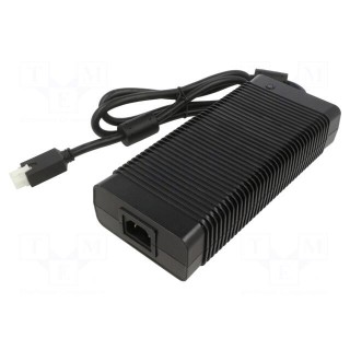 Power supply: switched-mode | 12VDC | 27.5A | 330W | 85÷264VAC | 91%