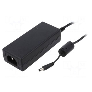 Power supply: switched-mode | 12VDC | 5.4A | Out: 5,5/2,1 | 65W | 0÷40°C
