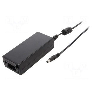 Power supply: switched-mode | 12VDC | 5.4A | Out: 5,5/2,5 | 65W | 0÷60°C