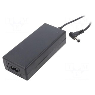 Power supply: switched-mode | 12VDC | 5.8A | Out: 5,5/2,5 | 70W | 89%