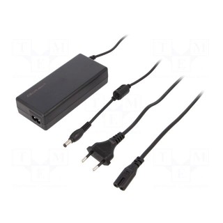 Power supply: switched-mode | 12VDC | 6A | Out: 5,5/2,1 | 72W | 1.09m
