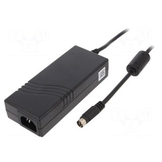 Power supply: switched-mode | 12VDC | 7.5A | Out: KYCON KPPX-4P | 90W