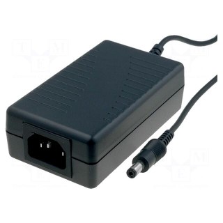 Power supply: switched-mode | 7.5VDC | 1.6A | Out: 5,5/2,1 | 12W | 78%