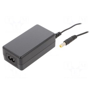 Power supply: switched-mode | 15VDC | 2A | Out: 5,5/2,1 | 30W | 0÷40°C